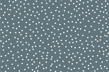 Baumwolle, Popeline mit Punkten, stahlblau, 0,5 m